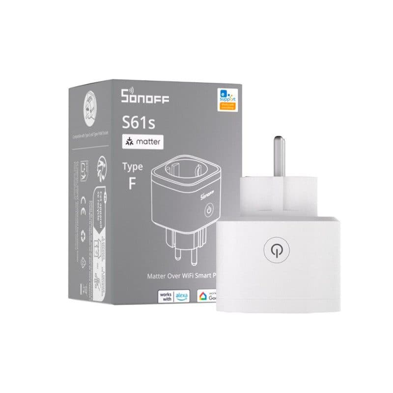 SONOFF - Prise Matter over WIFI S61S (Alexa, Google Home, Ewelink)