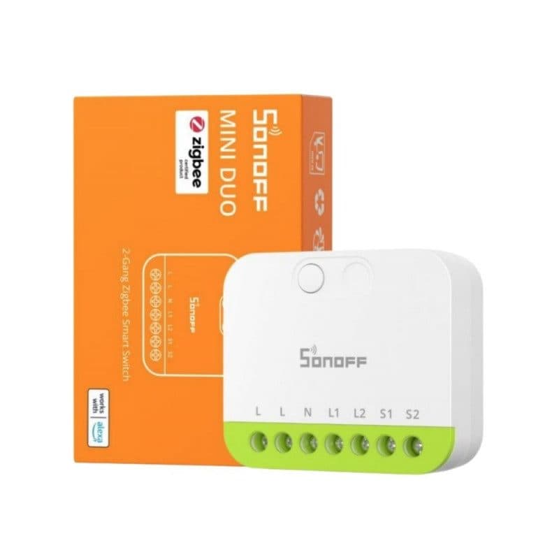SONOFF - Commutateur 2 canaux Zigbee + Amplificateur signal MINI DUO