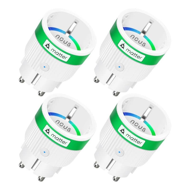 NOUS A8M-4 - 4x Prise connectée WIFI Matter 16A + Mesure de consommation